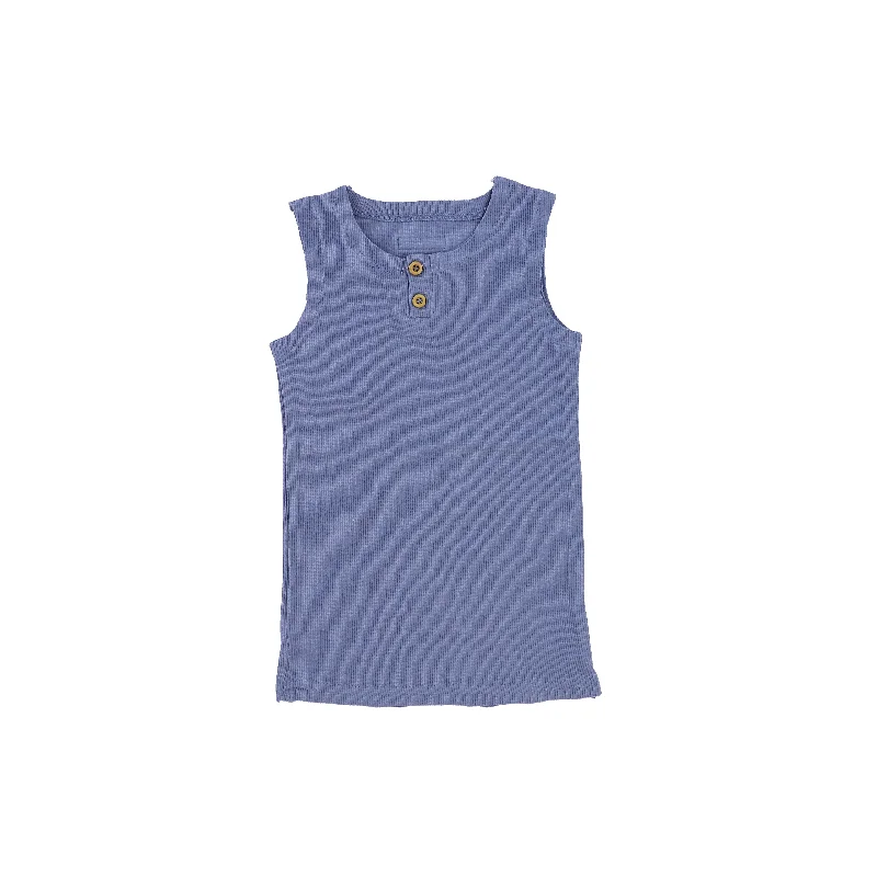 Fashion Tights for WomenLil Legs Ribbed Tank - Deep Blue