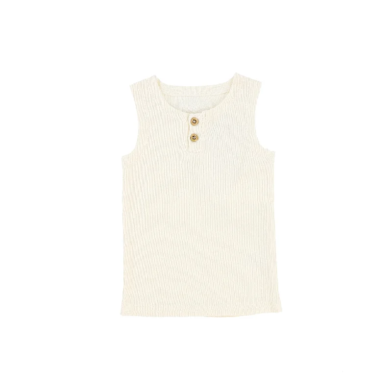 Women's Control Top TightsLil Legs Ribbed Tank - Ivory