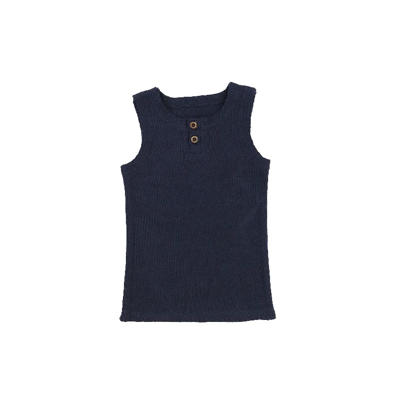 Women's Knee-High TightsLil Legs Ribbed Tank - Navy