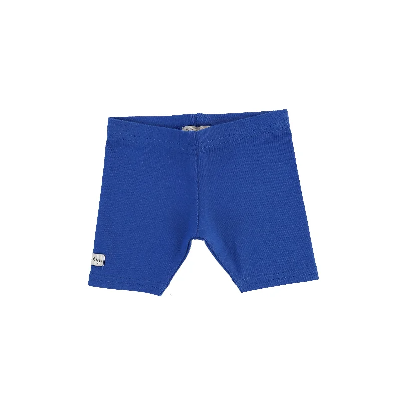 Tights with Geometric PatternsLil Legs Shorts - Cobalt