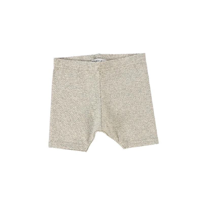 Plus Size Women's TightsLil Legs Shorts - Light Gold Metallic