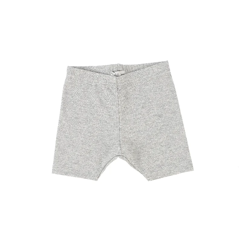 Women's Knee-High TightsLil Legs Shorts - Silver Metallic