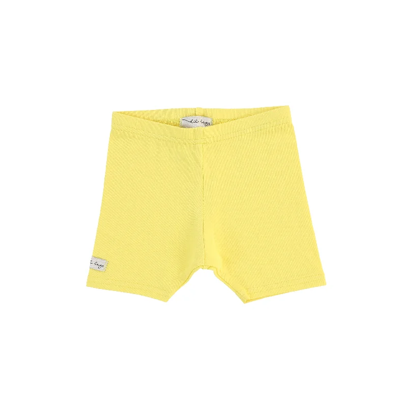 Cotton Tights for ComfortLil Legs Shorts - Yellow