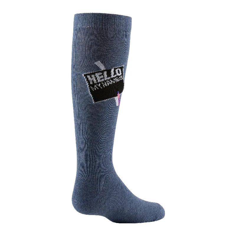 Women's Knee-High TightsZubii Nametag Knee Socks