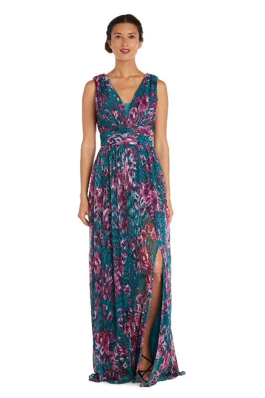 Sheer maxi dresses with lace overlays for a romantic touch Long Formal Floral Print Dress Sale