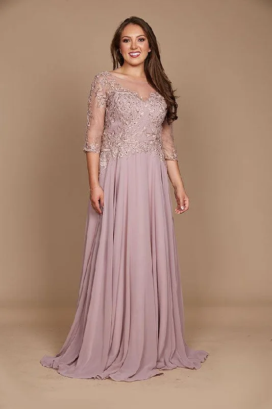 Maxi dresses with cold - shoulder cutouts for a trendy look Long Mother of the Bride Dress Sale