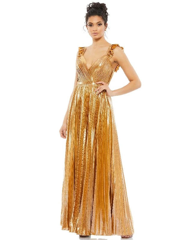 Linen maxi dresses for a breathable and lightweight summer option Mac Duggal 26609 Long Formal Pleated Dress Linen maxi dresses for a breathable and lightweight summer option Mac Duggal 26609 Long Formal Pleated Dress