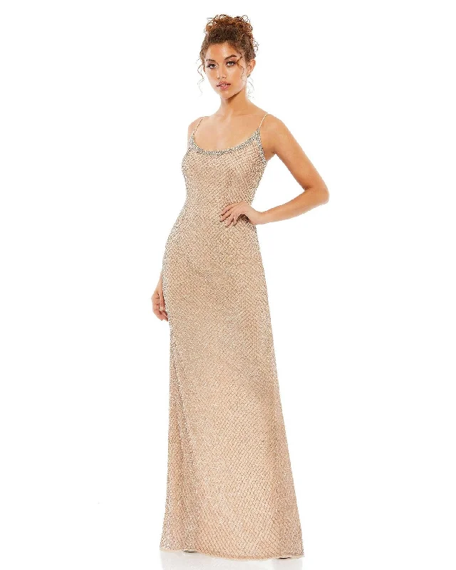 Maxi dresses with an asymmetric hem for a fashion - forward and eye - catching design Mac Duggal Prom Spaghetti Strap Long Dress Sale