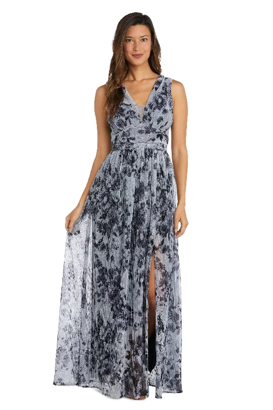 Maxi dresses with mesh panels for a sexy and trendy appearance Nightway Long Formal Floral Petite Dress Sale