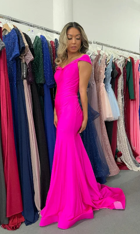 Maxi dresses with a keyhole back for a sexy detail Off Shoulder Long Formal Dress Sale