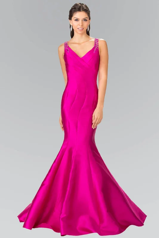 Animal print maxi dresses for a statement - making outfit Prom Long Formal Sleeveless Mermaid Dress Sale