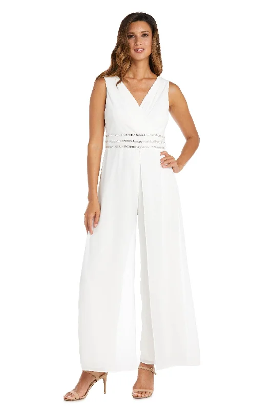 Maxi dresses with beaded embellishments for a fancy and luxurious event R&M Richards 9365P Long Formal Petite Jumpsuit Maxi dresses with beaded embellishments for a fancy and luxurious event R&M Richards 9365P Long Formal Petite Jumpsuit