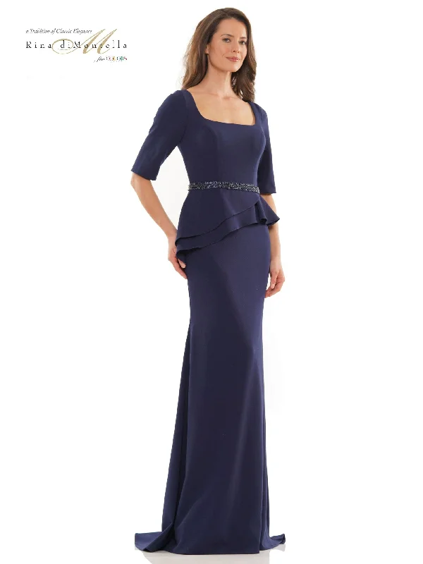 Plaid maxi dresses for fall fashion events Rina di Montella Mother of the Bride Long Gown 2761 Plaid maxi dresses for fall fashion events Rina di Montella Mother of the Bride Long Gown 2761